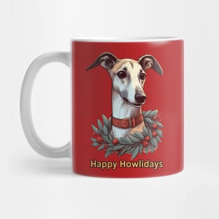 Happy Howlidays Greyhound Mug